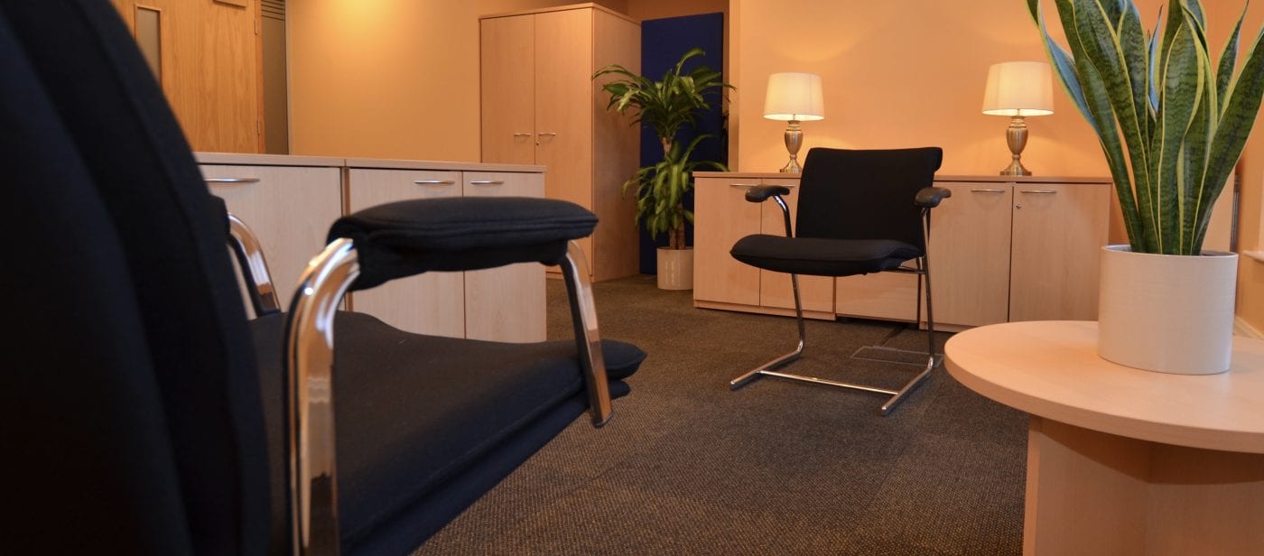 Lewis Psychology therapy room